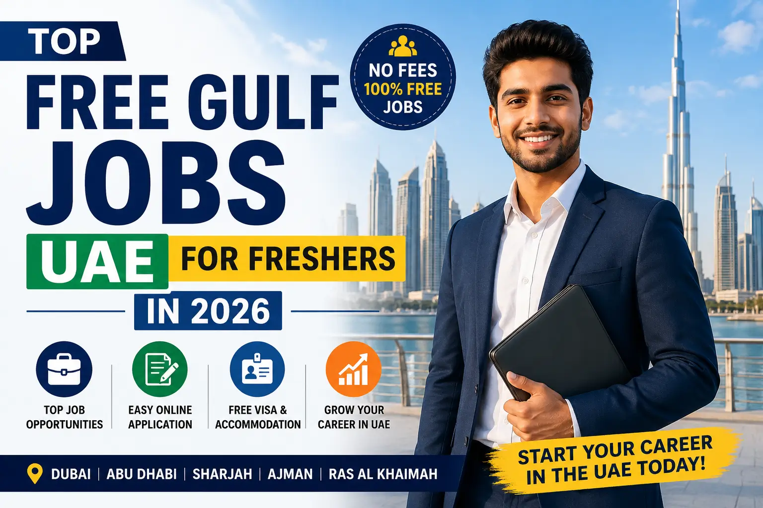Dubai jobs free visa and accommodation 2026 for hotel, driver, construction, and security jobs in UAE