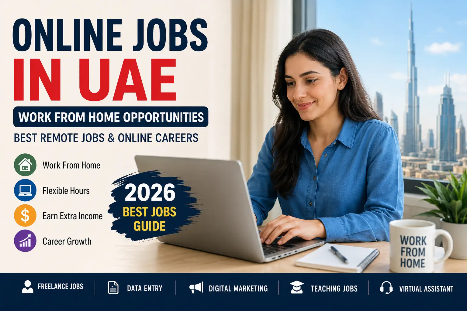 Online jobs in UAE work from home opportunities with remote careers in Dubai 2026
