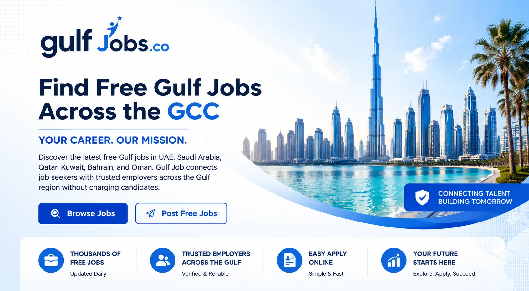 Find Free Gulf Jobs Across the GCC